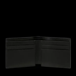 Smythson Wallets | Navy Panama Leather Slim Currency Wallet