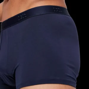 Derek Rose Underwear | Navy Pima Cotton Stretch Boxer Briefs