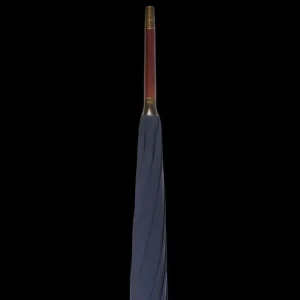 Fox Umbrellas Umbrellas | Navy Polished Maple Handle Umbrella