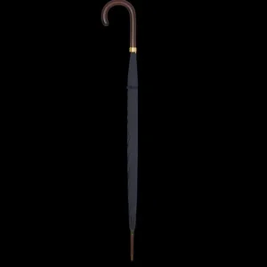 Fox Umbrellas Umbrellas | Navy Polished Maple Handle Umbrella