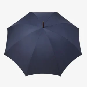 Fox Umbrellas Umbrellas | Navy Polished Maple Handle Umbrella