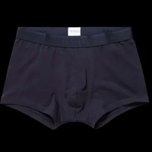 Sunspel Underwear | Navy Stretch Cotton Trunks