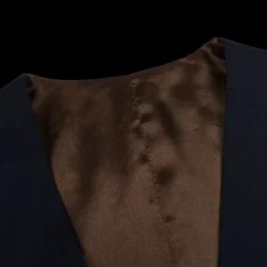 Baltzar Sartorial Suits | Navy Super 100S Wool Db Waistcoat