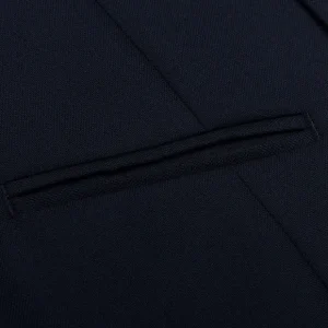 Baltzar Sartorial Suits | Navy Super 100S Wool Db Waistcoat