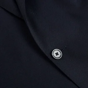 Eduard Dressler Suits | Navy Super 110S Wool Edson Suit Jacket