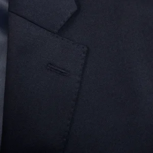 Eduard Dressler Suits | Navy Super 110S Wool Edson Suit Jacket