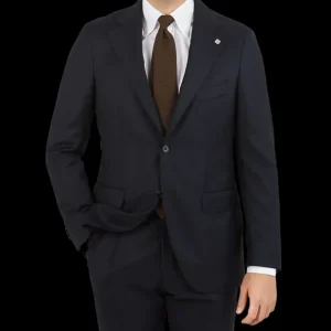 Studio 73 Suits | Navy Super 130S Wool Suit Blazer