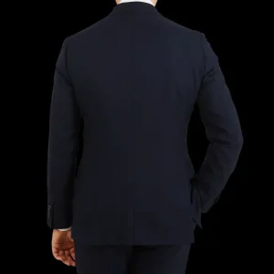 Baltzar Sartorial Suits | Navy Super 100'S Wool Suit Jacket