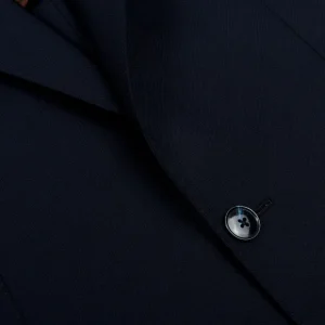 Baltzar Sartorial Suits | Navy Super 100'S Wool Suit Jacket