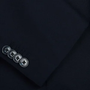 Baltzar Sartorial Suits | Navy Super 100'S Wool Suit Jacket