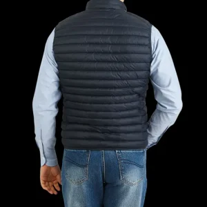 Save The Duck Outerwear | Navy Technical Down Adam Nylon Gilet