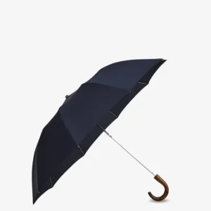 Fox Umbrellas Umbrellas | Navy Telescopic Maple Handle Umbrella