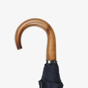 Fox Umbrellas Umbrellas | Navy Telescopic Maple Handle Umbrella