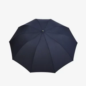 Fox Umbrellas Umbrellas | Navy Telescopic Maple Handle Umbrella