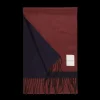 Piacenza Cashmere Scarves | Navy Wine Two-Sided Silk Cashmere Scarf