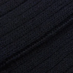 Peregrine Socks | Navy Wool Blend Boat Socks