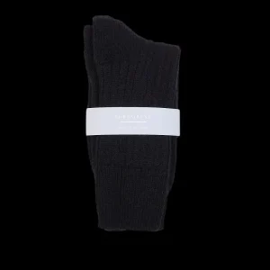 Peregrine Socks | Navy Wool Blend Boat Socks