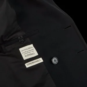 Gloverall Outerwear | Navy Wool Churchill Peacoat