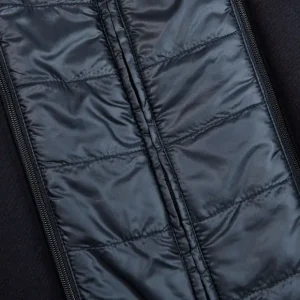 Herno Outerwear | Navy Wool Down Padded Coat