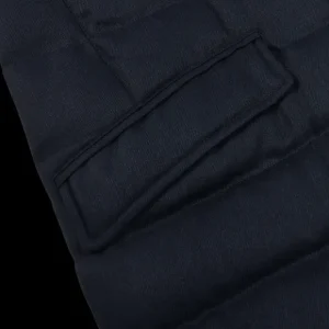 Herno Coats & Jackets | Navy Wool Norfolk Down Padded Blazer Jacket
