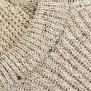 Peregrine Knitwear | Oatmeal Beige Merino Wool Ford Crewneck