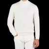 Gran Sasso Knitwear | Off White Extra Fine Merino Roll Neck