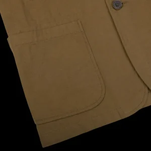 Universal Works Outerwear | Olive Green Cotton Five Pocket Jacket