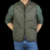 Lavenham Gilets | Olive Green Mickfield Technical Gilet