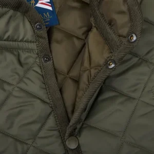 Lavenham Outerwear | Olive Green Mickfield Technical Gilet