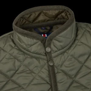 Lavenham Gilets | Olive Green Mickfield Technical Gilet