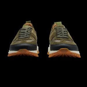 CQP Sneakers | Olive Green Suede Rubber Vertex Trail Runner