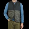 Lavenham Gilets | Olive Green Thornham Technical Gilet