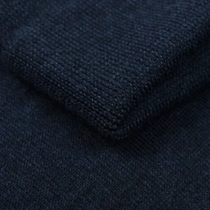 Gran Sasso Knitwear | Petrol Blue Merino Wool Roll Neck