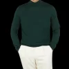 Gran Sasso Knitwear | Petrol Green Extra Fine Merino Roll Neck