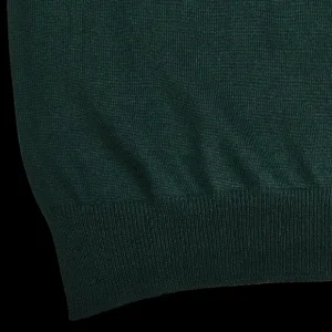 Gran Sasso Knitwear | Petrol Green Extra Fine Merino Roll Neck