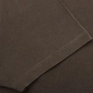 Majestic Filatures T-Shirts | Pine Green Cotton Stretch T-Shirt