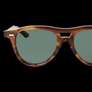 The Bespoke Dudes Sunglasses | Piquet Earth Bio Bottle Green Lenses 49Mm