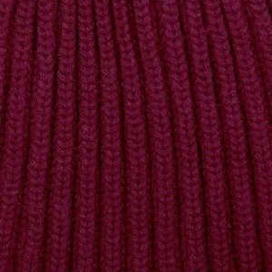 William Lockie Beanies | Pompeii Cashmere Ribbed Short Beanie