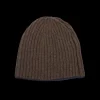 William Lockie Beanies | Porcupine Blackberry Cashmere Ribbed Short Beanie