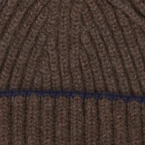 William Lockie Beanies | Porcupine Blackberry Cashmere Ribbed Short Beanie