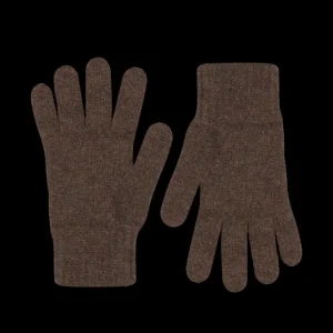 William Lockie Gloves | Porcupine Brown Pure Cashmere Gloves