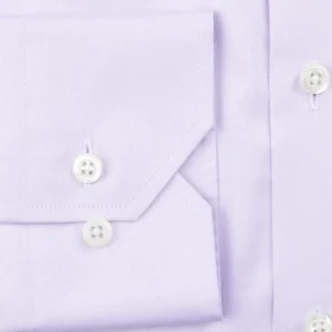 Stenströms Shirts | Purple Cotton Twofold Fitted Body Shirt