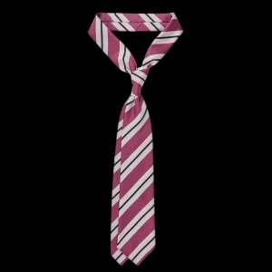 Dreaming Of Monday Ties | Purple Regimental 7-Fold Wool Tie