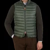 Save The Duck Outerwear | Racing Green Technical Down Adam Nylon Gilet