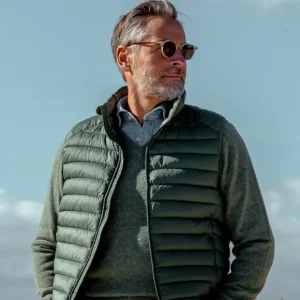 Save The Duck Gilets | Racing Green Technical Down Adam Nylon Gilet