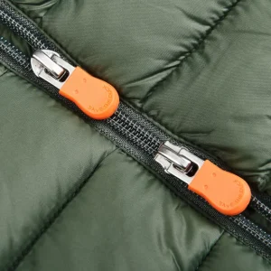 Save The Duck Gilets | Racing Green Technical Down Adam Nylon Gilet