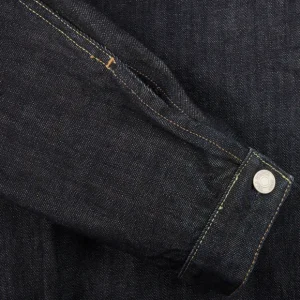 Tela Genova Outerwear | Raw Blue Cotton Selvedge Denim Jacket