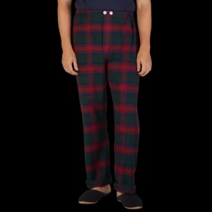 Derek Rose Loungewear | Red Multi-Checked Cotton Pyjamas