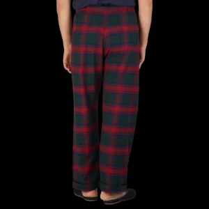 Derek Rose Loungewear | Red Multi-Checked Cotton Pyjamas