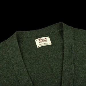 William Lockie Cardigans | Rosemary Green Lambswool Button Cardigan